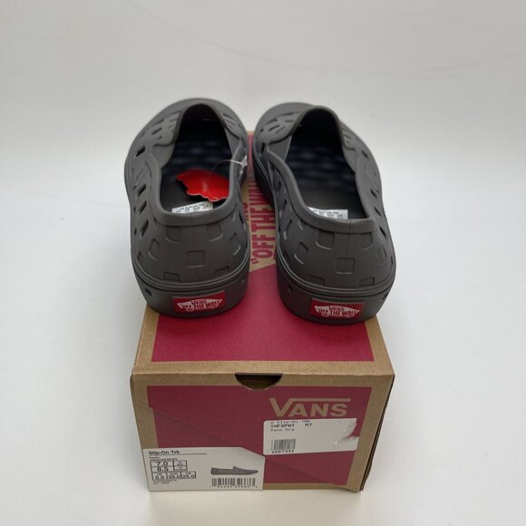 Vans Slip-On Mule TRK Pewter Dark Grey Men 7 / Wom 8.5 US Water Shoe Sandal NEW - Picture 5 of 11